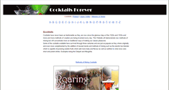 Desktop Screenshot of cocktailsforever.com